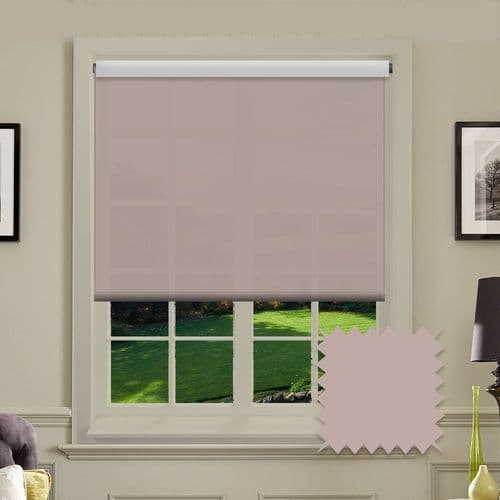 Light Pink Roller Blind - Splash Hint