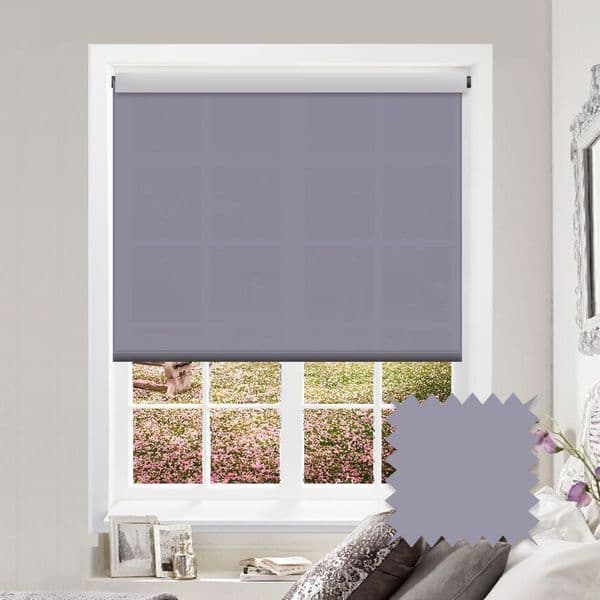 Lilac Roller Blind - Splash Sloe Just Blinds