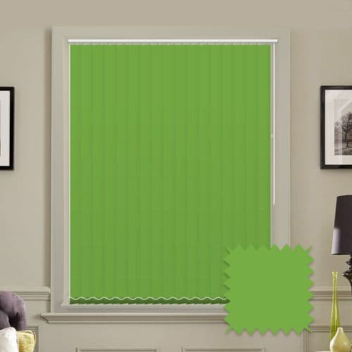 Made to Measure Blackout 5" Unishade Kiwi Vertical Blind