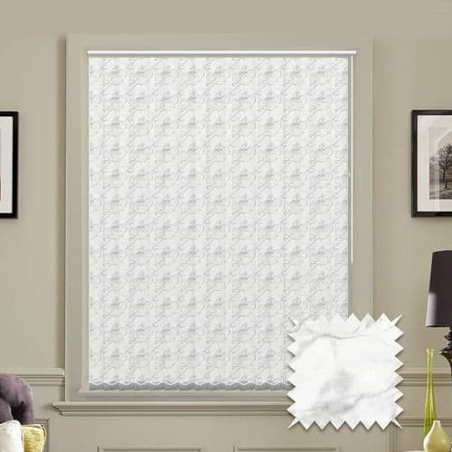 Made to Measure Marble Silver Elite Vertical Blind