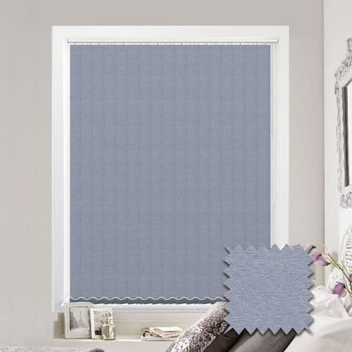 Made to Measure Topaz Denim Vertical Blind