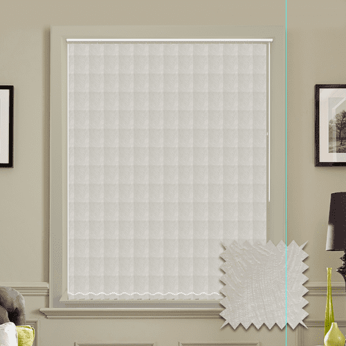 Made to measure vertical blinds in Verona fabric