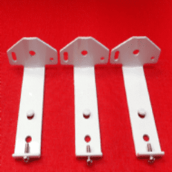 Pack of 3 face fix brackets for vertical blinds