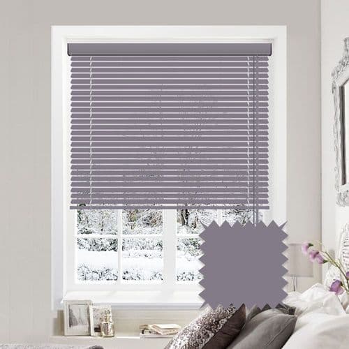 Pale Lilac Silk Aluminium venetian blind Shelby