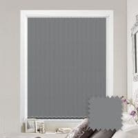 Scope Harbour- Plain Grey replacement slats for vertical blinds 3.5