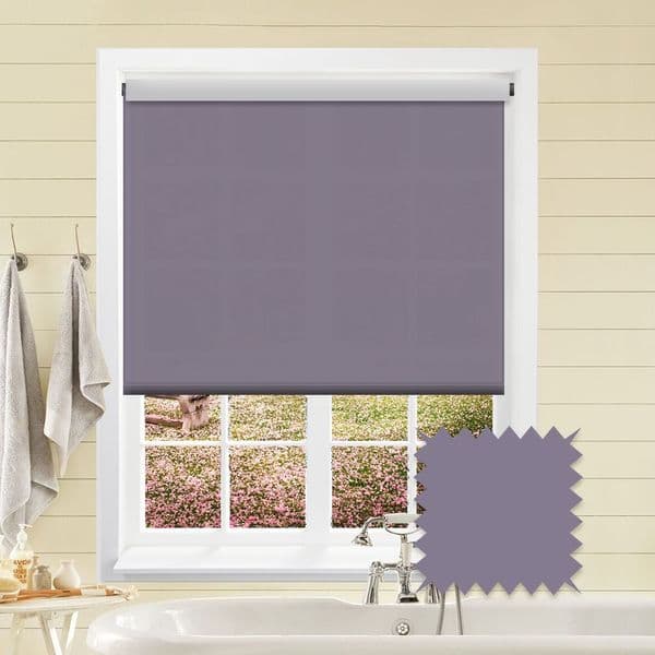 Purple Roller Blind - Splash Amparo Just Blinds