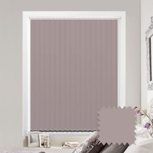 Purple vertical blinds - Made to Measure vertical blind in Bahamas Pale Violet