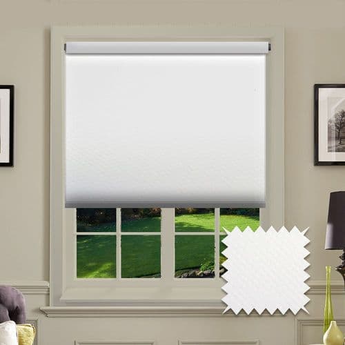 PVC Blackout Plain White Roller Blind