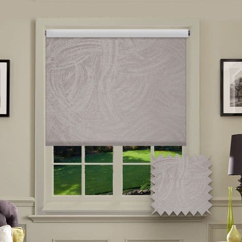 PVC Blackout Samba Frost Roller Blind