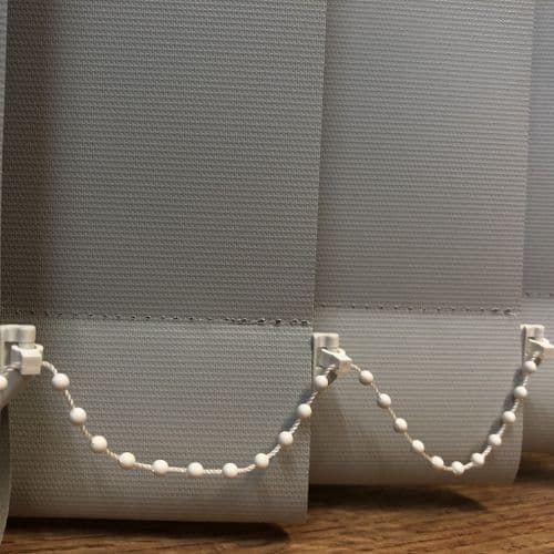 Pvc Replacement louvres /slats for vertical blinds 3.5" (89mm) PVC UNILUX GRANITE Grey BLACKOUT