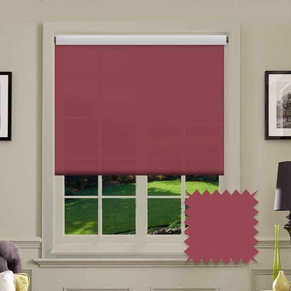 Red Roller Blind - Splash Chilli Just Blinds