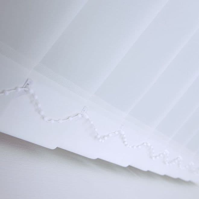Replacement louvres /slats for vertical blinds 5" inch (127mm) Unicolour Naro White Just Blinds
