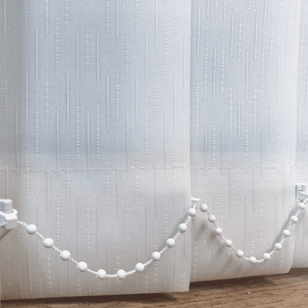 Vertical Blind Slats, Lapwing White for 3.5" (89mm) Vertical blinds