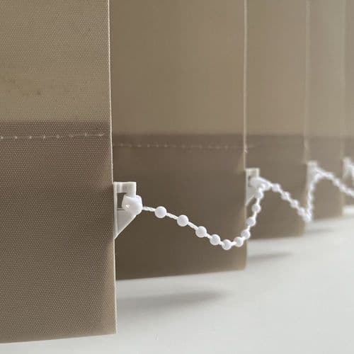 Scope Balance - Plain Beige replacement slats for vertical blinds 3.5" (89mm)