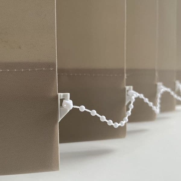 Scope Balance - Plain Beige replacement slats for vertical blinds 3.5