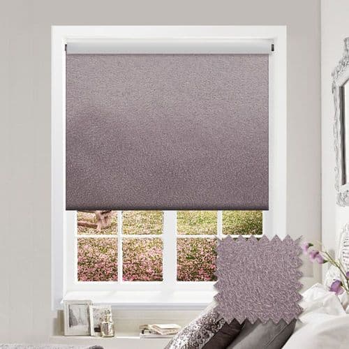 Suede Purple Roller Blind - Paloma Damson