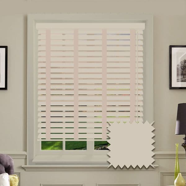 Sunwood Faux Wood Venetian Blinds with Tapes in Gravity Just Blinds