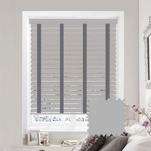 Sunwood Faux Wood Venetian Blinds with Tapes in Mission
