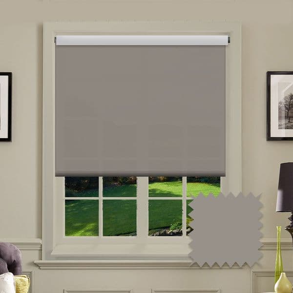 Taupe Blackout Roller Blind - Astral Taupe Just Blinds