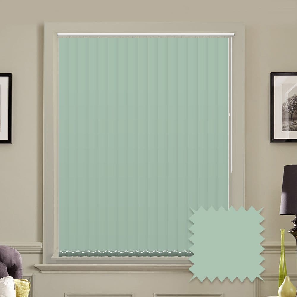 Unicolour Atmosphere 5 inch Vertical Blinds made to measure Just Blinds