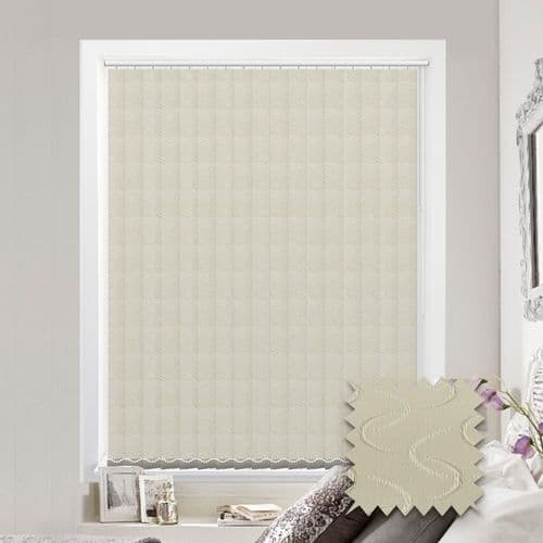 Vertical blinds - Made to Measure vertical blind in Cameo Cream