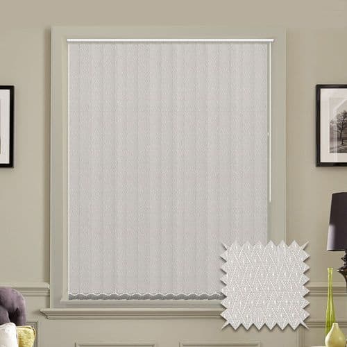Vertical blinds - Made to Measure vertical blind in Java White