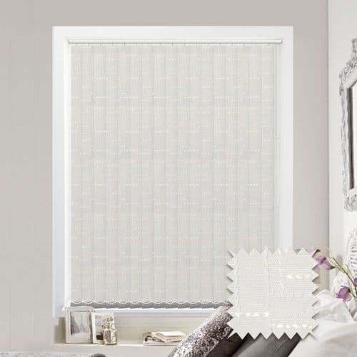 Vertical blinds - Made to Measure vertical blind in Malimo Frost