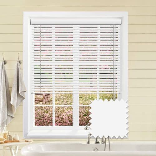 White gloss Aluminium venetian blind TRUTH