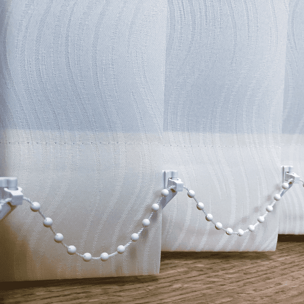 Senna White replacement louvres /slats for vertical blinds 3.5