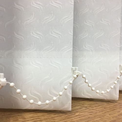 White replacement slats for vertical blinds windrush white 3.5" (89mm)