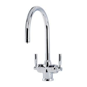 1435 Perrin & Rowe Langbourn Sink Mixer Tap with Filtration and C Spout