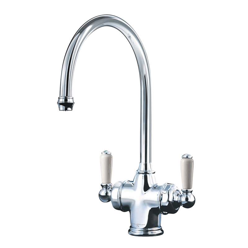 1437 Perrin & Rowe Phoenician Dual Lever Sink Mixer Tap with Filtration