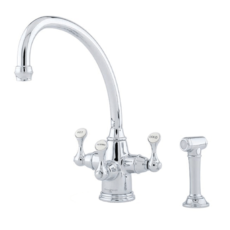 1520 Perrin & Rowe Etruscan Sink Mixer Tap with Filtration and Rinse