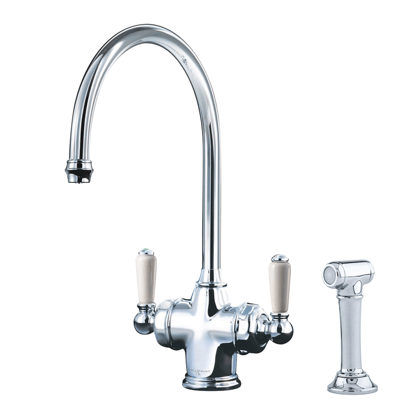 1537 Perrin & Rowe Phoenician Sink Mixer Tap with Filtration and Rinse