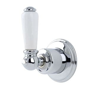3266 Perrin & Rowe Single 1/2" Wall Valve With Lever Handle
