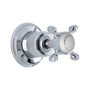 3269 Perrin & Rowe Single 1/2" Wall Valve With Crosshead Handle