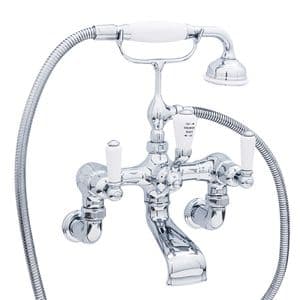 3510/1 Perrin & Rowe Bath Shower Mixer Tap And Wall Unions Lever
