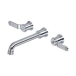 3620 Perrin & Rowe Armstrong Wall Mounted Dual Lever Basin Mixer