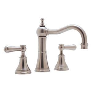 3723 Perrin & Rowe Georgian 3 Hole Country Spout Basin Mixer Tap With Lever Handles