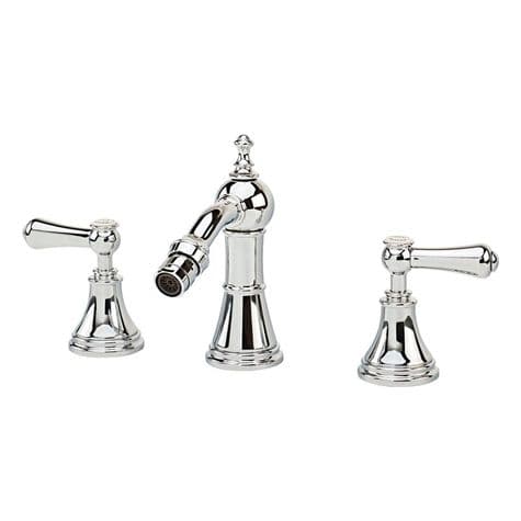 3767 Perrin & Rowe Georgian 3-hole Bidet Mixer Tap With Lever Handles
