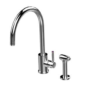 4012 Perrin & Rowe Juliet Sink Mixer with 'C' Spout and Rinse