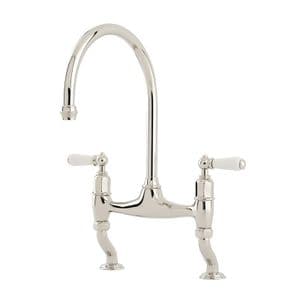 4193 Perrin & Rowe Ionian Two Hole Sink Mixer Tap With Lever Handles