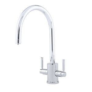 4212 Perrin & Rowe Juliet Monobloc Sink Mixer Tap C Spout with Lever Handles