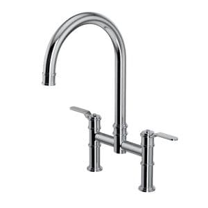 4593HS Perrin & Rowe Armstrong Kitchen Bridge Mixer Tap - Smooth Handle