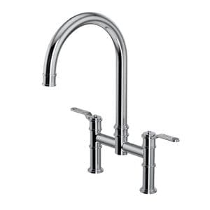 4593HT Perrin & Rowe Armstrong Kitchen Bridge Mixer Tap - Textured Handle