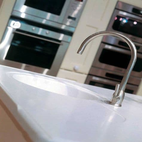 4861 Perrin & Rowe Langbourn Monobloc Sink Mixer Tap C Spout with Lever Handles