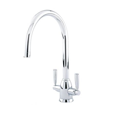 4861 Perrin & Rowe Langbourn Monobloc Sink Mixer Tap C Spout with Lever Handles