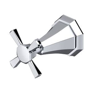 5193 Perrin & Rowe Deco Concealed 1-Inlet, 2-Outlet Shower Diverter Tap With Crosstop Handle
