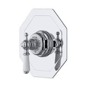 5585 Concealed thermostatic shower mixer without flow control with Lever handle