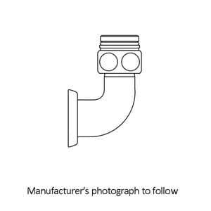 5898 Perrin & Rowe Secondary Outlet Connector for Langbourn Exposed Thermostatic Shower Mixer